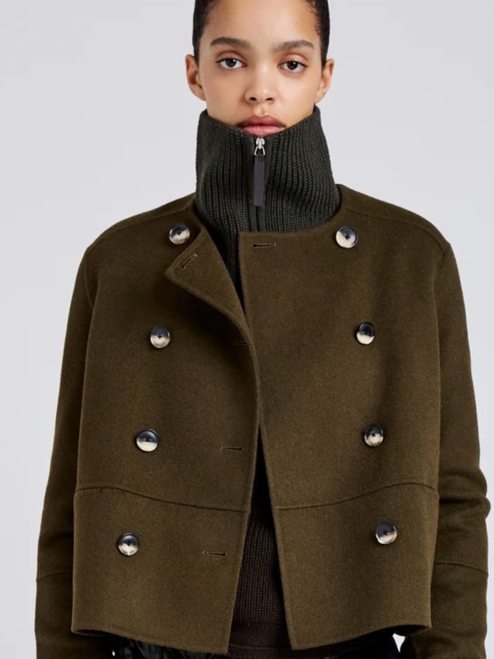 Proenza Schouler White Label Courtney Jacket in Double Face Wool Size 8